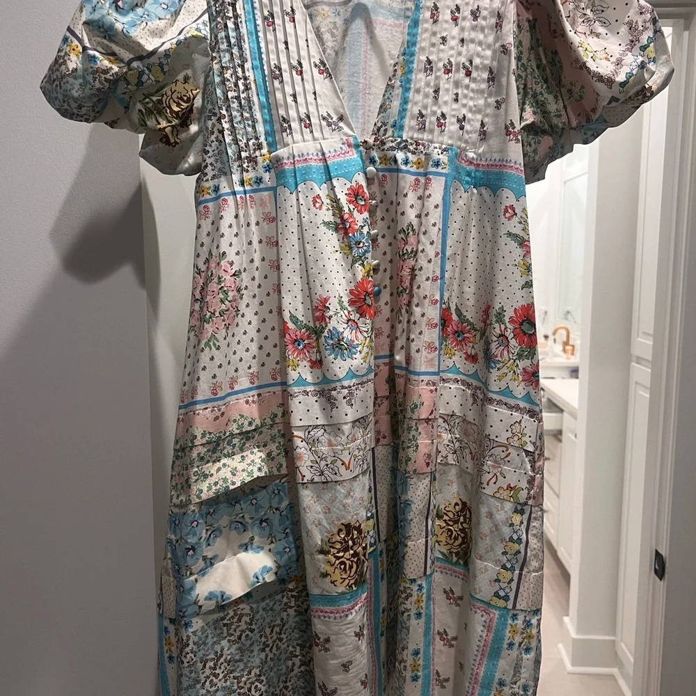 HUNTER BELL Multicolor Patchwork Dress - Picture 4 of 6